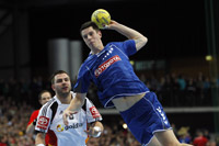 Kim Andersson war mit sechs Treffern bester Schütze beim All Star Game. Kim Andersson war mit sechs Treffern bester Schütze beim All Star Game.