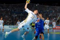 Dominik Klein sorgte mit sechs Toren vor der Pause f�r Jubel.