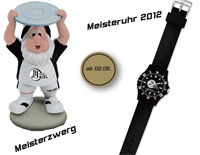 Meisterlich: Der neue THW-Gartenzwerg und die THW-Armbanduhr. Meisterlich: Der neue THW-Gartenzwerg und die THW-Armbanduhr.