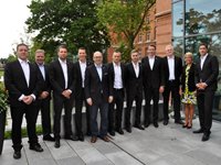 Ministerpräsident Torsten Albig empfing den THW Kiel. Ministerpräsident Torsten Albig empfing den THW Kiel.