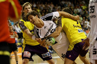 Rackerte unermüdlich, erkämpfte Siebenmeter und traf viermal im ersten Durchgang: Marcus Ahlm. Rackerte unermüdlich, erkämpfte Siebenmeter und traf viermal im ersten Durchgang: Marcus Ahlm.