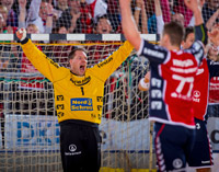 Mattias Andersson �berragte mit 20 Paraden.