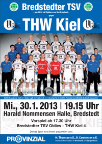 Am 30. Januar tritt der THW in Bredstedt an. Am 30. Januar tritt der THW in Bredstedt an.