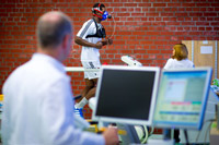 Wael Jallouz beim Leistungstest.