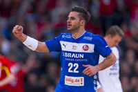 Der starke Michael Allendorf brachte Melsungen in die Partie.