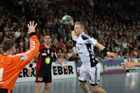 Die endgültige Entscheidung: Sigurdsson trifft zum 33:28. Die endgültige Entscheidung: Sigurdsson trifft zum 33:28.