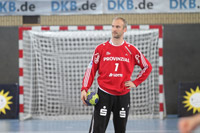 Thierry Omeyer kam erst nach 40 Minuten in die Partie. Thierry Omeyer kam erst nach 40 Minuten in die Partie.