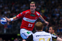 Pascal Hens �berzeugte mit acht Treffern und guten Anspielen.