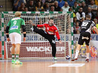 Niclas Ekberg erzielte fünf seiner acht Treffer vom Siebenmeterstrich. Niclas Ekberg erzielte fünf seiner acht Treffer vom Siebenmeterstrich.