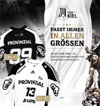 Reduziert in den Fanshops: Das original Bundesliga-Trikot des THW Kiel.