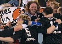 Die Mannschaft jubelt