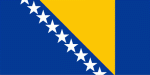 Flagge von Bosnien-Herzegowina