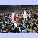 Pittis Abschied: Pittis alte Weggef�hrten singen ihm ein St�ndchen.