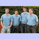 Golfen 2008: Palicka, Jurgeleit, Pekeler und Gislason.
