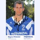 Autogrammkarte Magnus Wislander 1990/91.