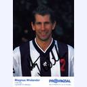 Autogrammkarte Magnus Wislander 1998/99.