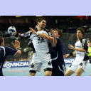 Nikola Karabatic setzt sich durch.