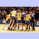 EM 2008: ESP-SWE: Jubel nach dem Sieg.