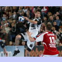 Nikola Karabatic greift an.