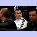 Christian Zeitz war verletzungsbeidngt nur Zuschauer.