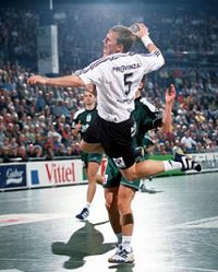 Nikolaj Bredahl Jacobsen in action.