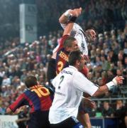 Nenad Perunicic in action. "Wir spielen in Barcelona auf Sieg."