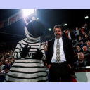 Hein Daddel mit Bundestrainer Heiner Brand.