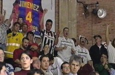 150 Fans �nterst�tzten den THW lautstark.