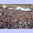 Meisterfeier 2002: 20000 Fans feiern die Mannschaft.