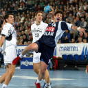 Traf f�nf Mal: Bertrand Gille.