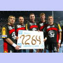 Verabschiedung: Kretzschmar, Schwarzer, Dragunski, Zerbe, Petersen.