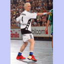 Johan Pettersson beim Strafwurf.