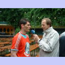 Forstbaumschule 2005: Henning Fritz im Gespr�ch mit NDR-Moderator Rudi Dautwiz.
