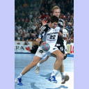 Nikola Karabatic und Jacek Bedzikowski.