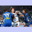 Kim Andersson wird von Binder und Stephan attackiert.