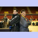 EM 2006: Ruhetag bei der EM: Karabatic und Fritz.