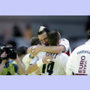 EM 2006: GER - RUS: Jubel bei Christian Zeitz und Pascal Hens.