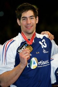 Nikola Karabatic im französischen Nationaltrikot. Nikola Karabatic im französischen Nationaltrikot.