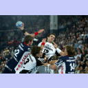 Szilagyi und Ahlm gegen Solberg und Jensen.