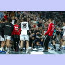 Eine hitzige Szene beim Nordderby.