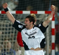 Nikola Karabatic in action. Nikola Karabatic in action.