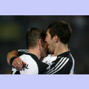 Stefan L�vgren und Nikola Karabatic.