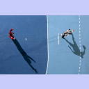 Vid Kavtictnik beim Strafwurf.