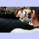 WM 2007: Spielfrei: Henning Fritz stellt sich den Fragen der Presse.