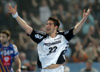 Nikola Karabatic - so kennen ihn seine Fans auf dem Spielfeld.