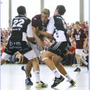 Dahlinger gegen Karabatic und Andersson.