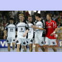 In der Mitte: Lund, Kavticnik und Andersson.