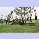 Golfen 2007: Zur Erinnerung an das Triple 2007 wurde ein Baum gepflanzt.