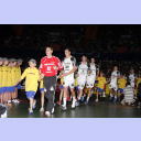 Supercup 2008: Einlauf der Zebras.