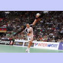 Supercup 2008: Christian Zeitz beim Gegensto�.